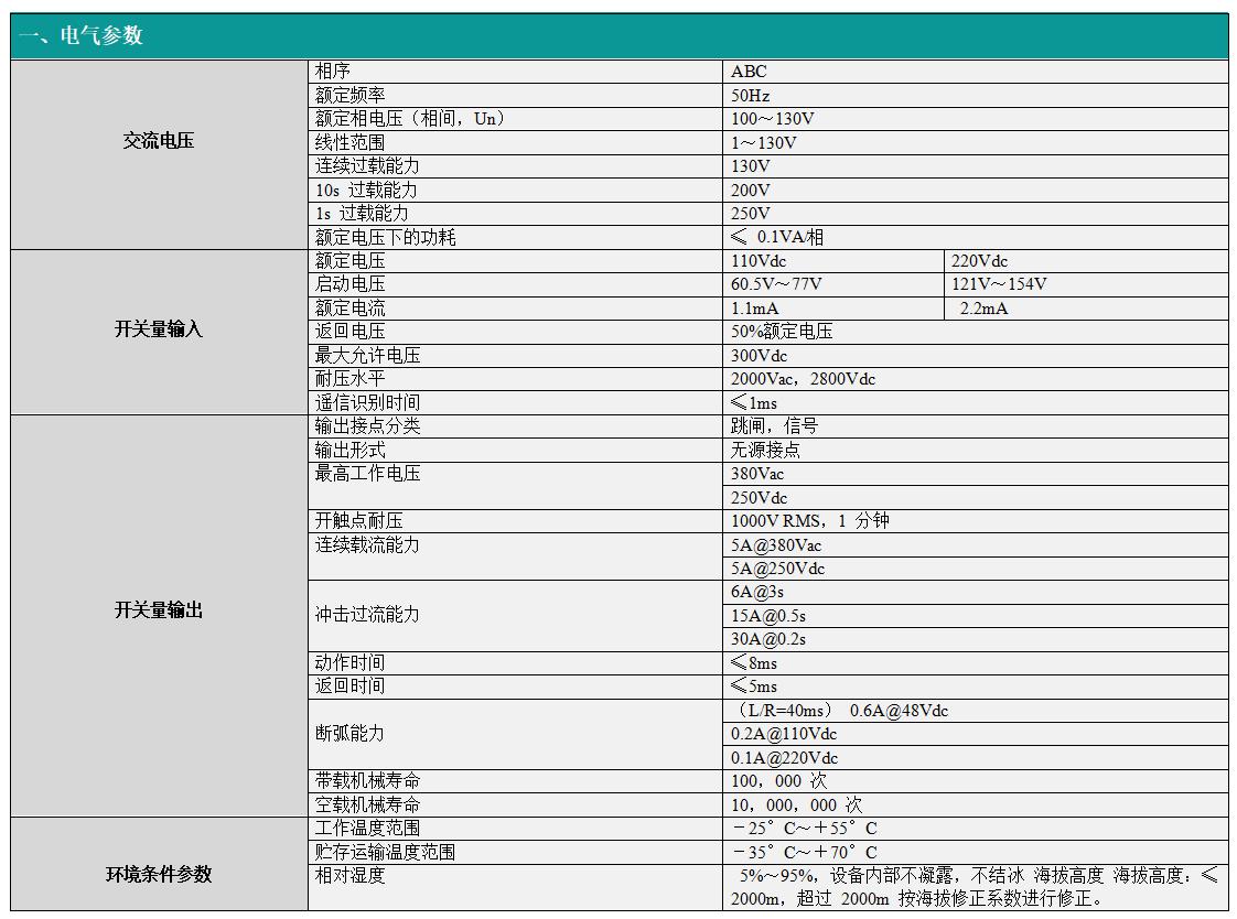 VIP-7693 电压并列与切换装置