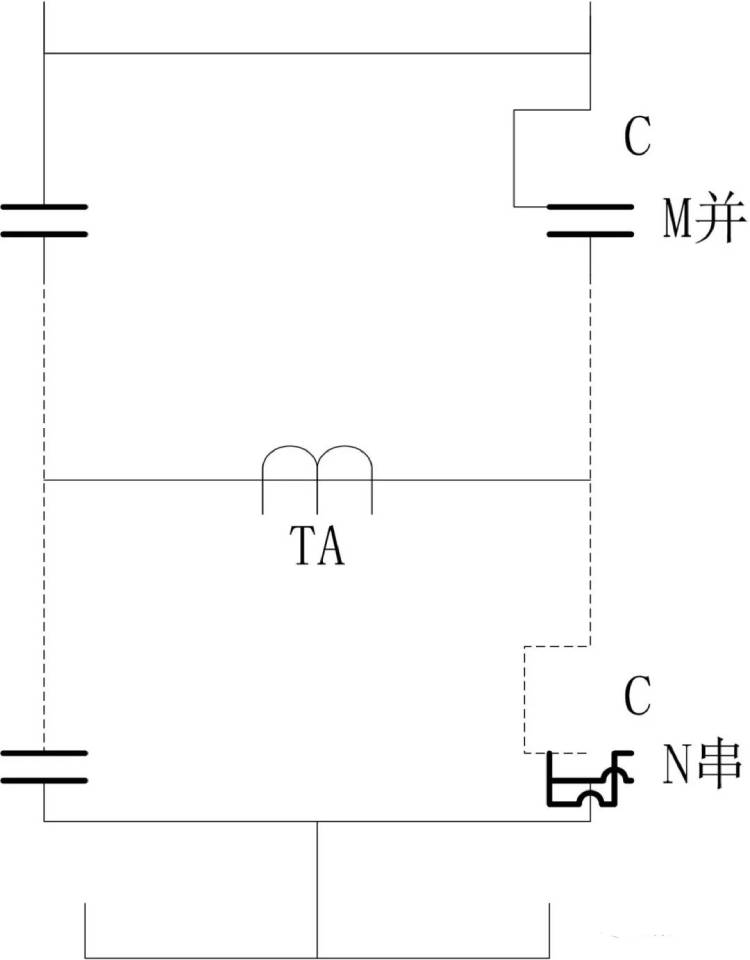 电容器组的开口三角电压保护原理图  3 (2)(1).jpg            (3) 电容器组的开口三角电压保护原理图