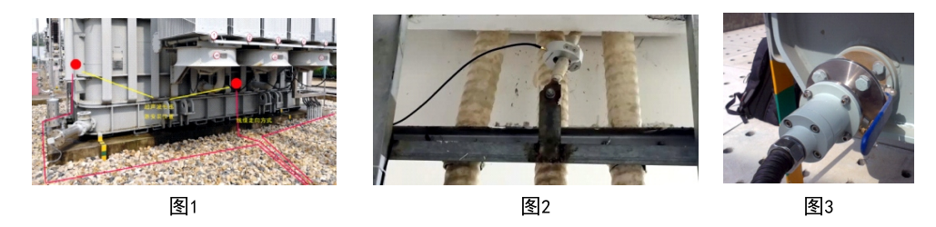 变压器局放在线监测系统安装图片
