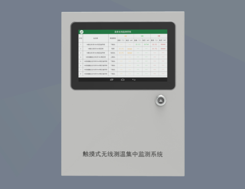 （带电箱）10寸触屏无线测温主机